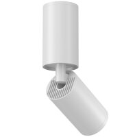 Deckenstrahler Aluminium Weiß beweglich GU10 L:5,2 cm
