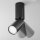 Deckenspot Aluminium Schwarz beweglich GU10 L:5,2 cm