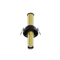 LED Einbauleuchte flexibel in Messing &Oslash;3 cm 3000 K...
