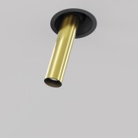 LED Einbauleuchte flexibel in Messing Ø3 cm 3000 K...