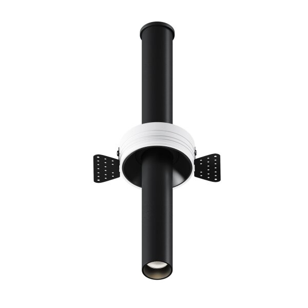LED Einbauleuchte flexibel Schwarz H:31 cm 3000 K 7 W