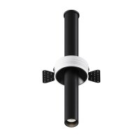 LED Einbauleuchte flexibel Schwarz H:31 cm 3000 K 7 W