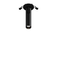 LED Einbauleuchte Aluminium Schwarz Ø3 cm rund 3000 K