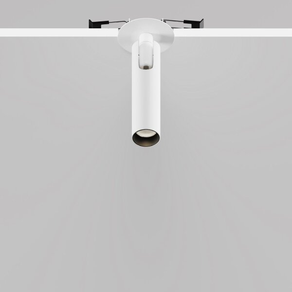 LED Einbauleuchte Aluminium Weiß Ø3 cm rund 6 W 3000 K