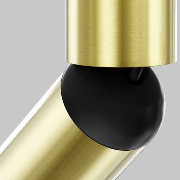 LED Deckenspot schwenkbar in Messing L:3 cm 6 W 3000 K