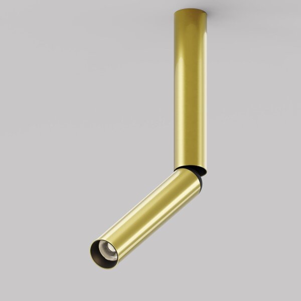 LED Deckenspot schwenkbar in Messing L:3 cm 6 W 3000 K