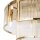 Runde Deckenlampe Glas Metall Gold E14 Ø55,4 cm Modern