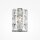 Wandlampe Kristall Glas Chrom Esszimmer E27 B:14,6 cm