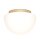 Runde Deckenlampe Glas Gold Ø31,5 cm E27 blendarm