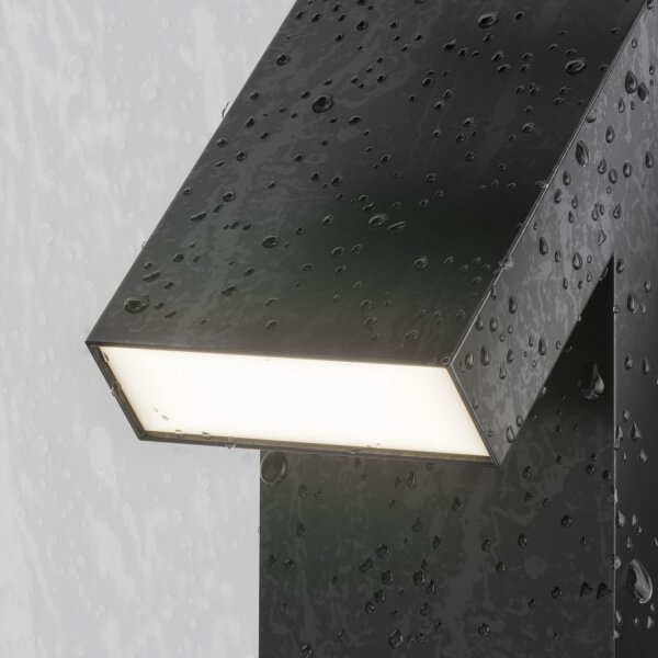 LED Wegeleuchte Aluminium Graphit IP65 90 cm 3000 K