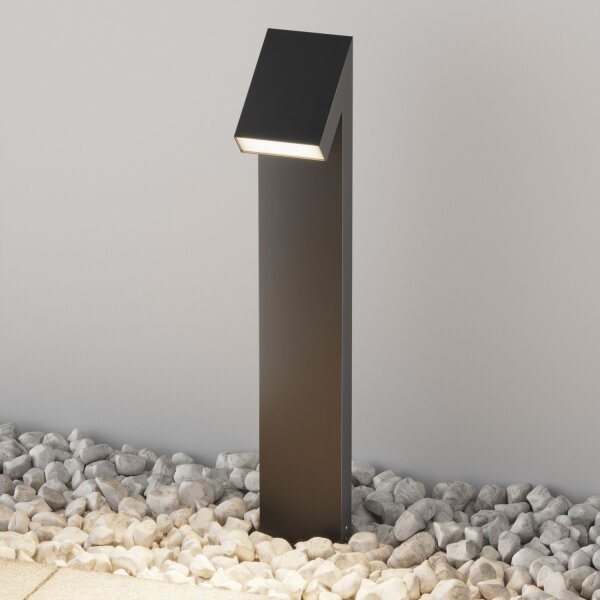 LED Wegeleuchte Aluminium Graphit IP65 90 cm 3000 K