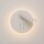 LED Wandleuchte Aluminium Schalter Weiß Ø14 cm 3000 K