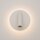LED Wandleuchte Aluminium Schalter Weiß Ø14 cm 3000 K