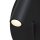 LED Wandleuchte Aluminium Schalter Schwarz Ø14 cm 9 W