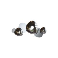 LED Wandlampe Edelstahl in Nickel B:79 cm 3000 K Modern
