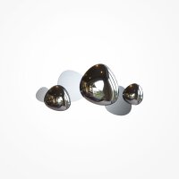 LED Wandlampe Edelstahl in Nickel B:79 cm 3000 K Modern