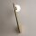 Wandleuchte Glas Metall in Gold B:10 cm G9 Kugel