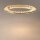 LED Pendelleuchte Glas Metall in Messing Ø62 cm 3000 K
