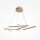 LED Hängelampe Aluminium Gold L:66 cm 3000 K 3100 lm