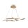 LED Hängelampe Aluminium Gold L:66 cm 3000 K 6-flammig
