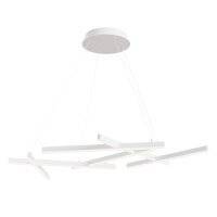 LED Hängelampe Aluminium Weiß L:101 cm 3000 K...