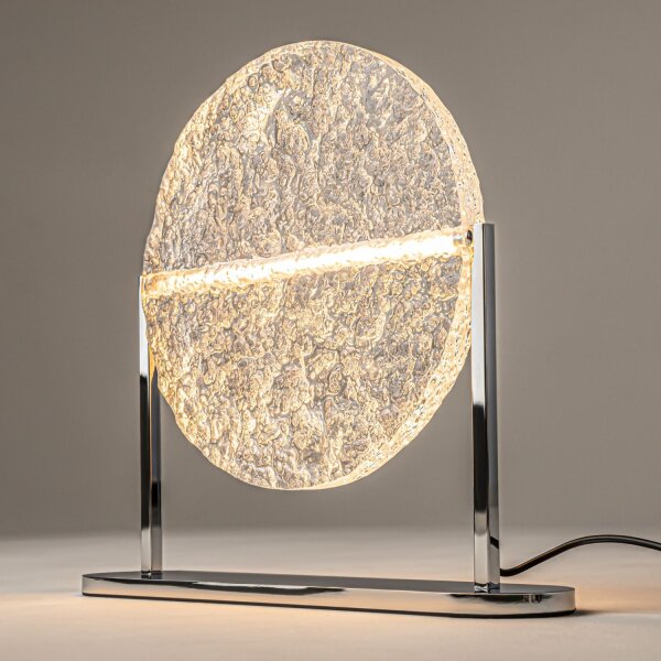 LED Tischlampe dimmbar Glas 31 cm 7 W 3000 K schwenkbar