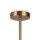 Deckenlampe Glas Metall in Messing Ø81 cm E27 8-flammig