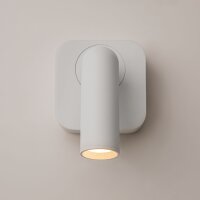 LED Wandspot Schalter Weiß H:6,5 cm flexibel 3000 K