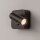 LED Wandspot Schalter Schwarz H:6,5 cm flexibel 3000 K