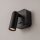 LED Wandspot Schalter Schwarz H:6,5 cm flexibel 3000 K