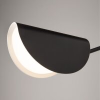 Wandlampe Schwarz Kabel Stecker T:105 cm G9 flexibel
