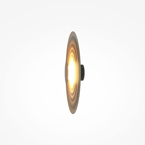 LED Wandlampe Aluminium Schwarz Ø40 cm 2700 K indirekt