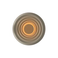 LED Wandlampe Aluminium Schwarz Ø40 cm 100 lm...