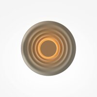 LED Wandlampe Aluminium Schwarz Ø40 cm 100 lm...