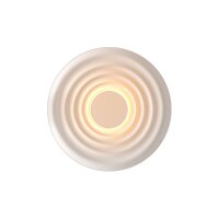 LED Wandlampe Aluminium Weiß Ø40 cm 6 W 2700...