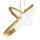 LED Hängelampe Metall Gold 4-flammig L:92,7 cm 3000 K