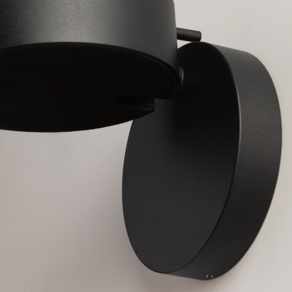 LED Wandlampe Schwarz flexibel H:14 cm 3000 K 200 lm