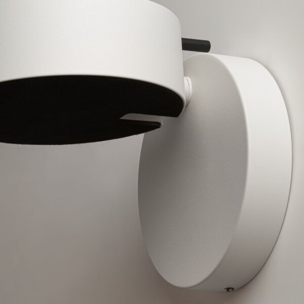 LED Wandlampe flexibel H:14 cm 3 W 3000 K Schwarz Weiß