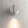 LED Wandlampe flexibel H:14 cm 3000 K in Messing Weiß