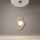 Moderne Pendelleuchte Beton Glas L:27,5 cm G9 blendarm