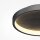 LED Deckenlampe Stein Metall Schwarz Ø40,5 cm 3000 K