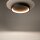 LED Deckenlampe Stein Metall Schwarz Ø59,5 cm 450 lm