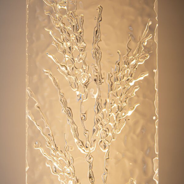 LED Wandlampe Edelstahl Glas in Chrom B:11 cm 3000 K