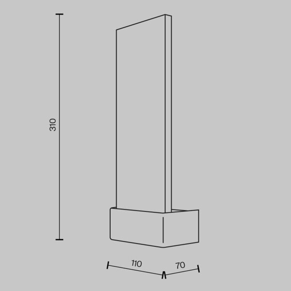 LED Wandlampe Edelstahl Glas in Chrom B:11 cm 3000 K