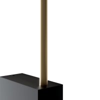 LED Wandlampe indirekt Aluminium Schwarz 3000 K 500 lm