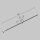 LED Wandlampe indirekt Schwarz 12 W 3000 K H:104 cm