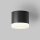 Runde Deckenlampe Schwarz Ø8,2 cm GX53 Aufputz blendarm
