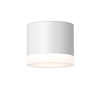 Runde Deckenlampe Weiß Ø8,2 cm GX53 Aufputz...