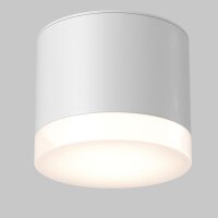 Runde Deckenlampe Weiß Ø8,2 cm GX53 Aufputz...