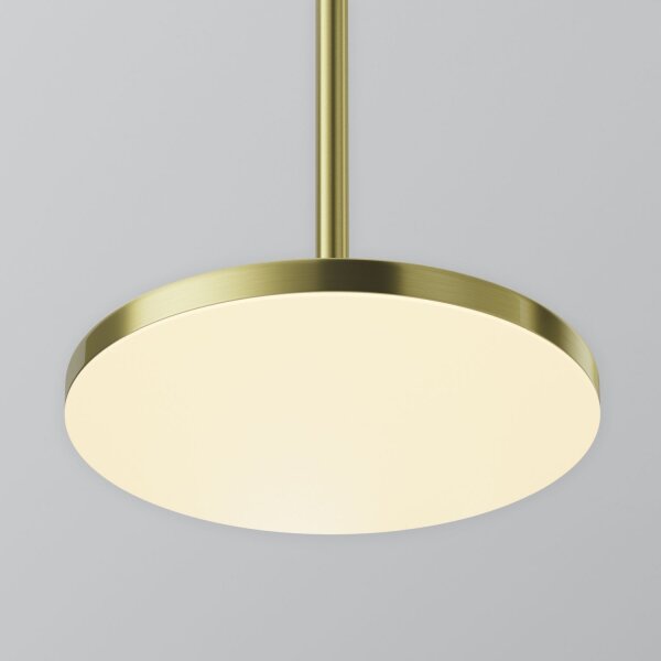 LED Hängelampe in Messing Ø18,5 cm 12 W 3000 K blendarm